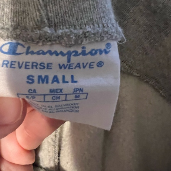 Champion Reverse Weave Gray Shorts - Picture 2 of 3